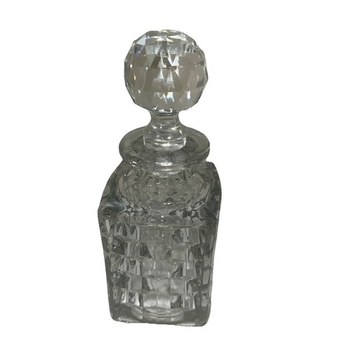 Vintage square cut - -glass, or