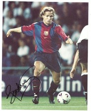 Boudewijn Zenden - BARCELONA - Signed 10 x 8 Glossy Photograph