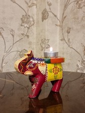 Hand-Painted Indian Elephant