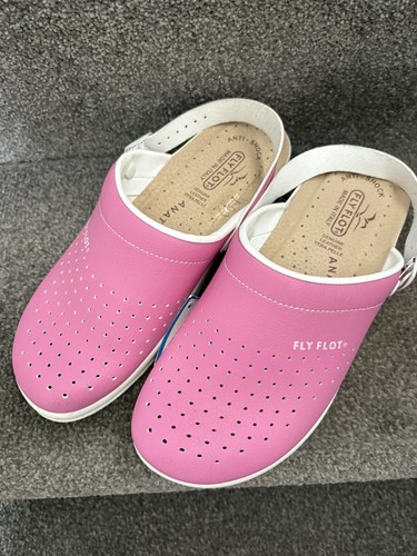 Fly flot pink leather - ,