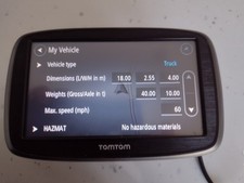 Tomtom truck satnav. UK map.