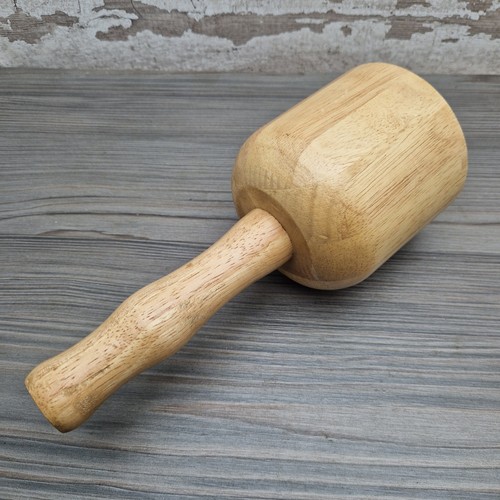 Vintage wooden carving mallet - wooden,