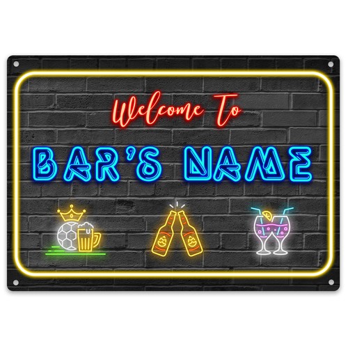 Neon personalised welcome - personalised,