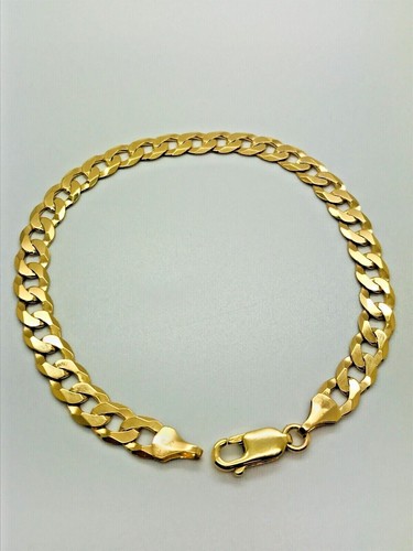 9ct yellow solid gold - 9ct, curb