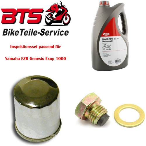 Set oil filter drain plug - 4l, oil,