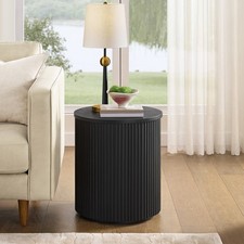 Amos Round End Table 20 Inch
