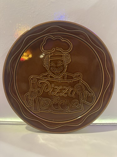 Vintage ceramic pizza - ceramic,