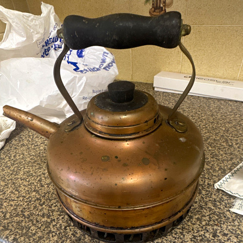 Copper stove top - stove,