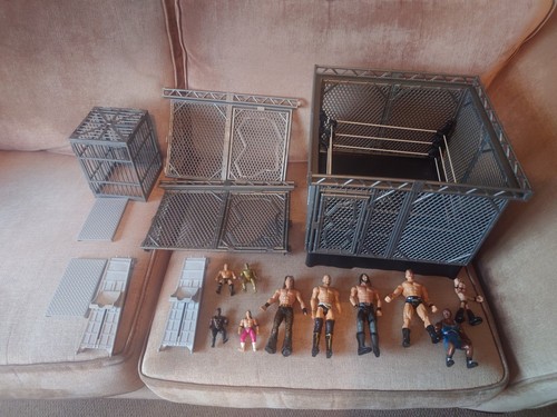 Wwe steel cage - cage, ring