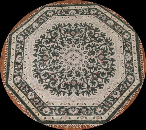 Green heriz serapi floral - green,
