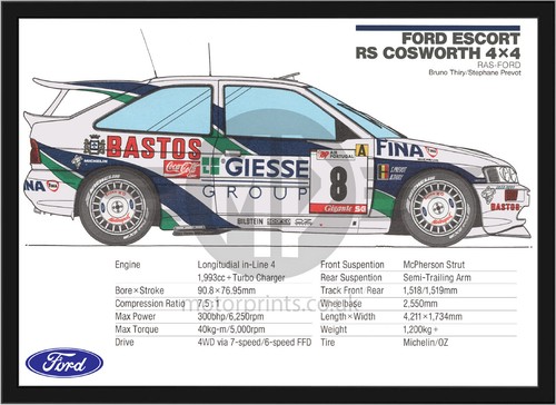 Ford escort cosworth rally - cosworth,