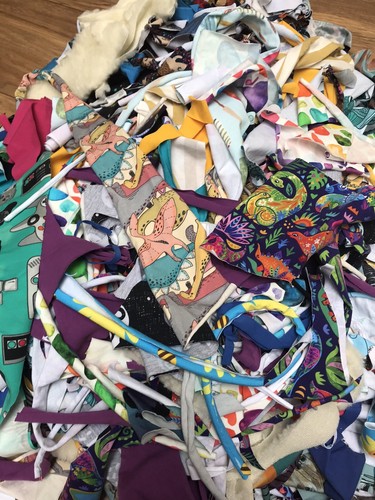 Fabric remnants scraps - fabric,