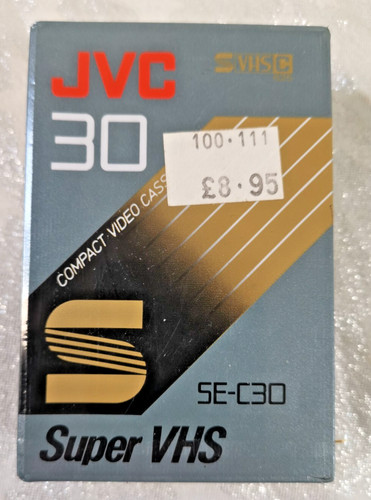 Jvc min super vhs svhs - vhs-c, svhs-c