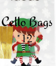 12 Christmas ELF Cellophane