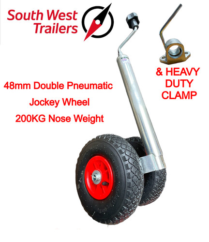 Pneumatic jockey wheel heavy - &,