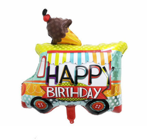 Ice cream van balloon sweets - ice,