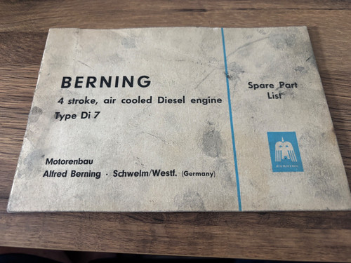 Berning engine spare parts