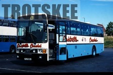 35mm Slide Eastville Coaches Volvo B10M-60 Van Hool PJI5013 c1993 Orig