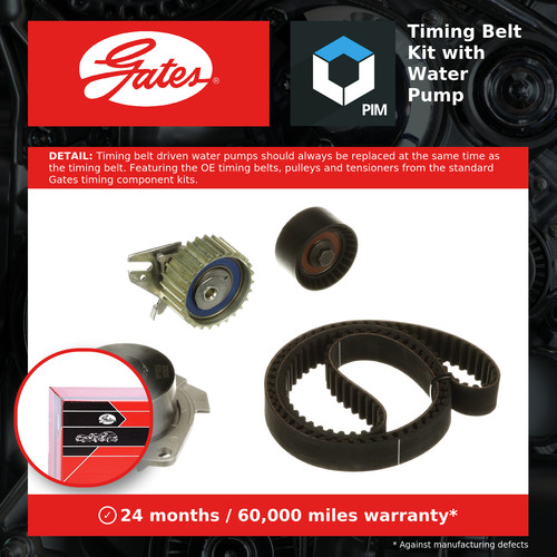 Timing belt water pump - timing,