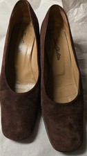 Women's Brown Suede  High Heel Shoes UK Size 6.5 Jane Shilton Good Condition