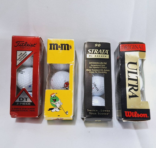 New golf balls s - new, m&m's/strata