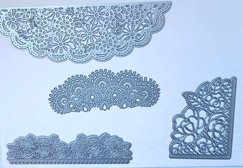 Floral border edge and - border,