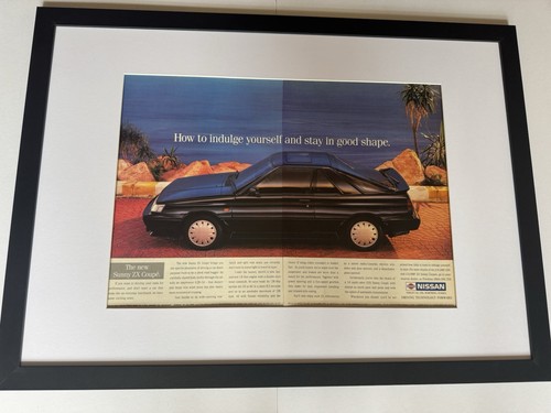 Framed original 1989 nissan - framed,