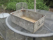 Galvanised vintage metal steel