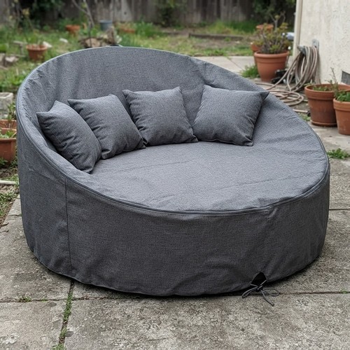 Rattan outdoor garden day bed - day,