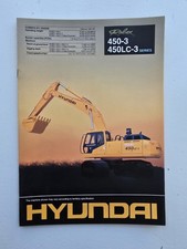 HYUNDAI 450-3 450LC-3 SERIES EXCAVATOR SALES BROCHURE