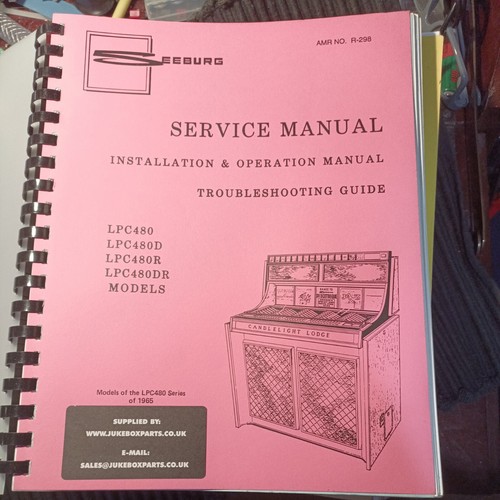 Seeburg lpc480 service manual - seeburg,