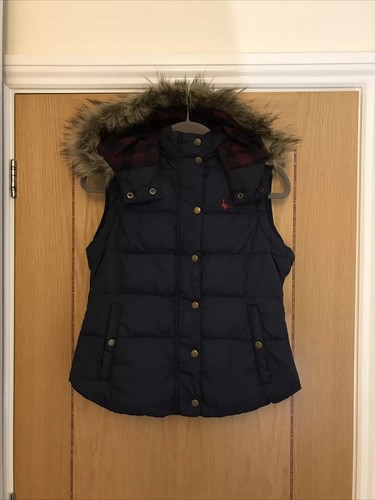 Jack wills navy faux fur - navy,