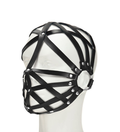 Bondage web hood bdsm - bdsm, pu