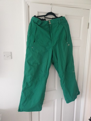 Trespass green ski - green, trousers