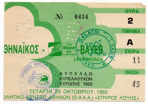 Ticket panathinaikos athen - ec,