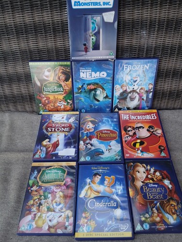Ten disney dvd movies bundle - ten,
