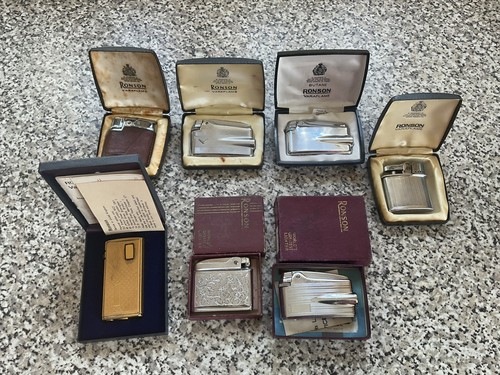 Vintage ronson lighters joblot - vintage,