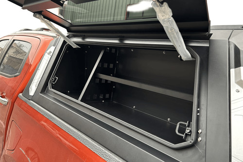 Side storage box for outpost - for,