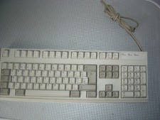 IBM / Lexmark Model M 102Chr AT Keyboard PS2 Plug & Lead