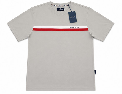 Aquascutum men shirt - t-shirt, grey
