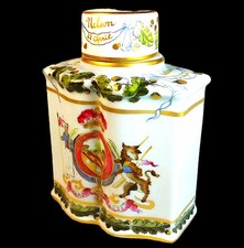 RARE 19th. C HAND PAINTED