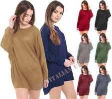 WOMEN PLAIN OVERSIZED DIP HEM