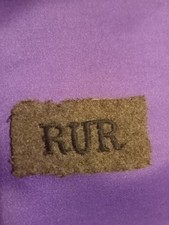 Rare Original WW2 British Royal Ulster Rifles Cloth Shoulder Title.