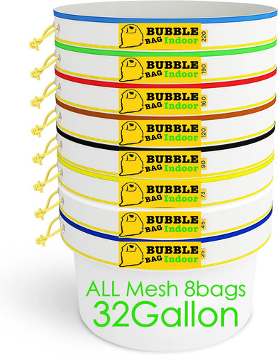 All mesh gallon bubble bags - 32,