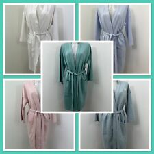 Ex Marks & Spencer Ladies Pure Cotton Waffle Dressing Gown In 5 Colours XS-XL