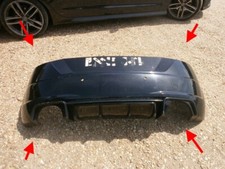 AUDI TT RS 8S MK3 2016 REAR BUMPER DIFFUSER GENUINE ORIGINAL 53K MILES OEM TTRS