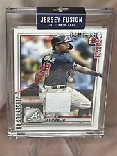 Donald Acuna Jr. Game Worn Swatch / Patch Jersey Fusion JF RA17