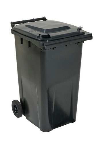 Black 240 litre - wheelie, bin