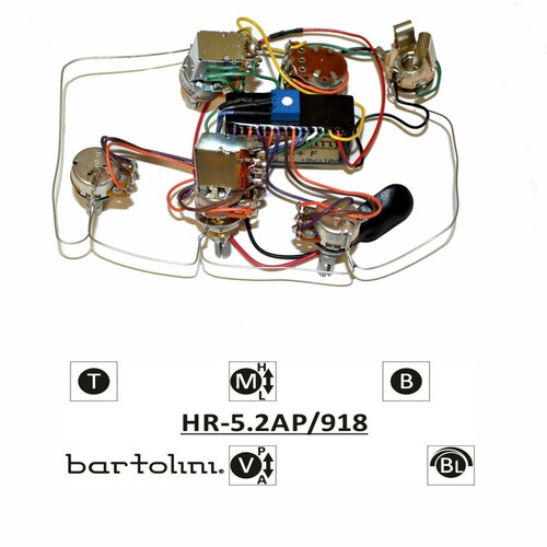 Bartolini 2ap pre wired - bartolini, 3