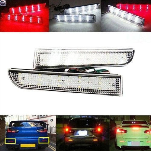 Clear bumper reflector - bumper, rear